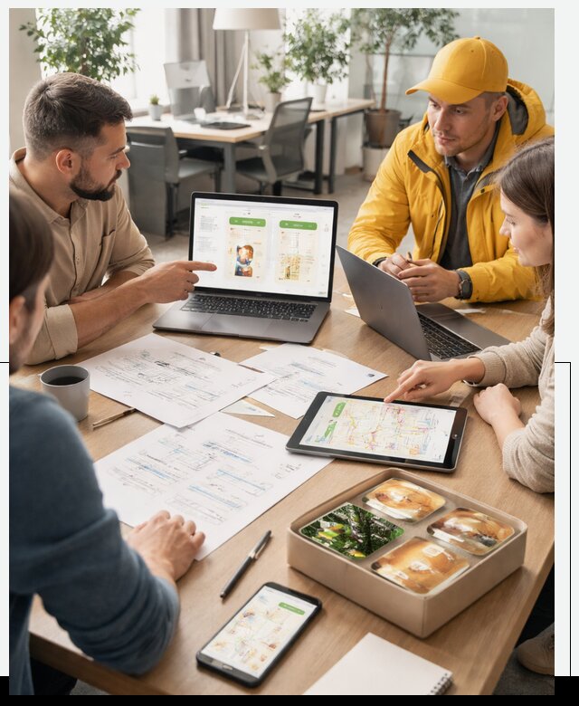 Разработка агрегатора доставки еды в Каменске-Шахтинском от 15452 р., АвикейКсш