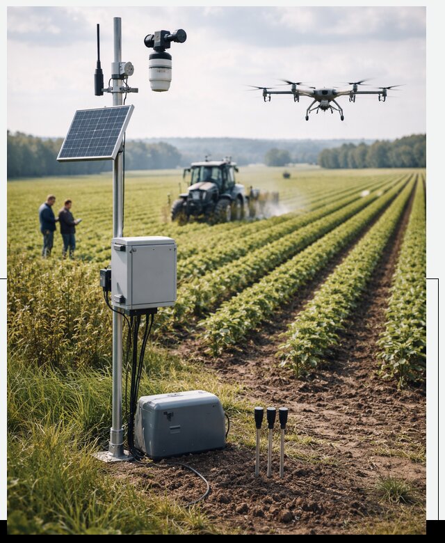 Разработка IoT мониторинга полей в Каменске-Шахтинском от 8756 р. | АвикейКсш