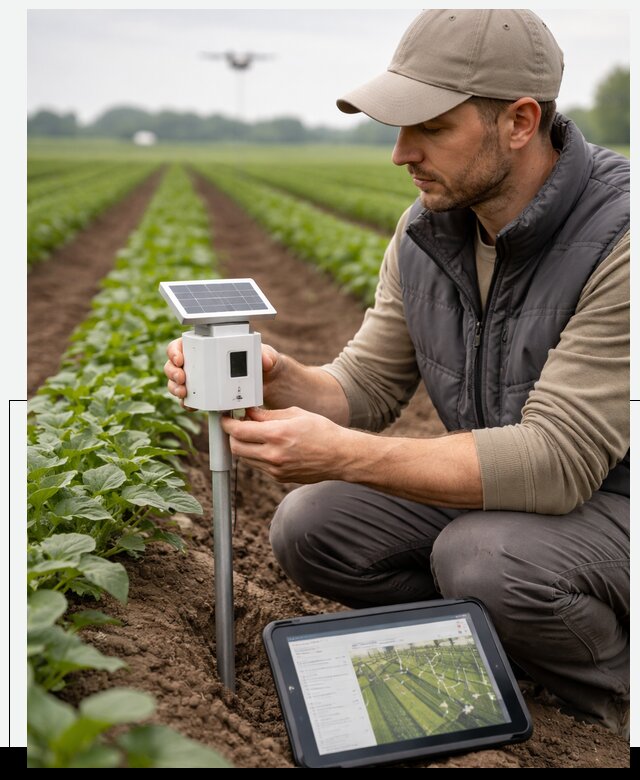 IoT мониторинг сельскохозяйственных полей и контроля в Каменске-Шахтинском