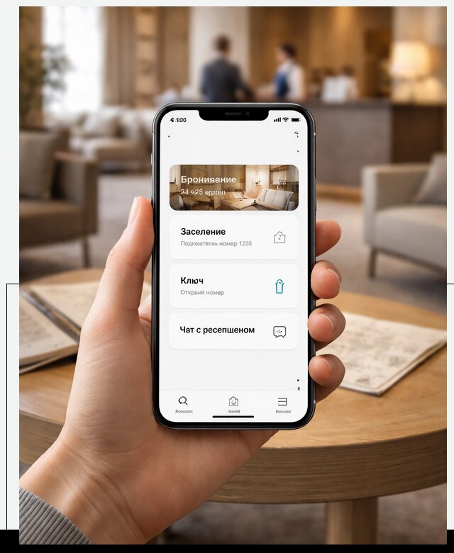 Мобильное приложение для гостей отеля в Каменске-Шахтинском, управление сервисом